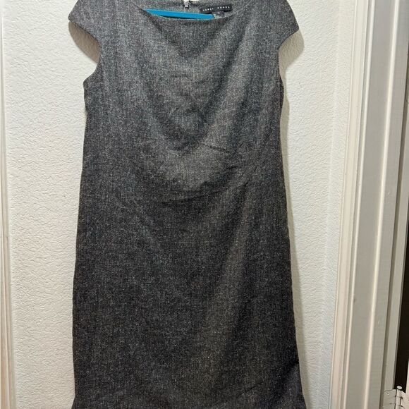 Yansi Fugel sleeveless Dress gray size 14 back zipper - Picture 2 of 8
